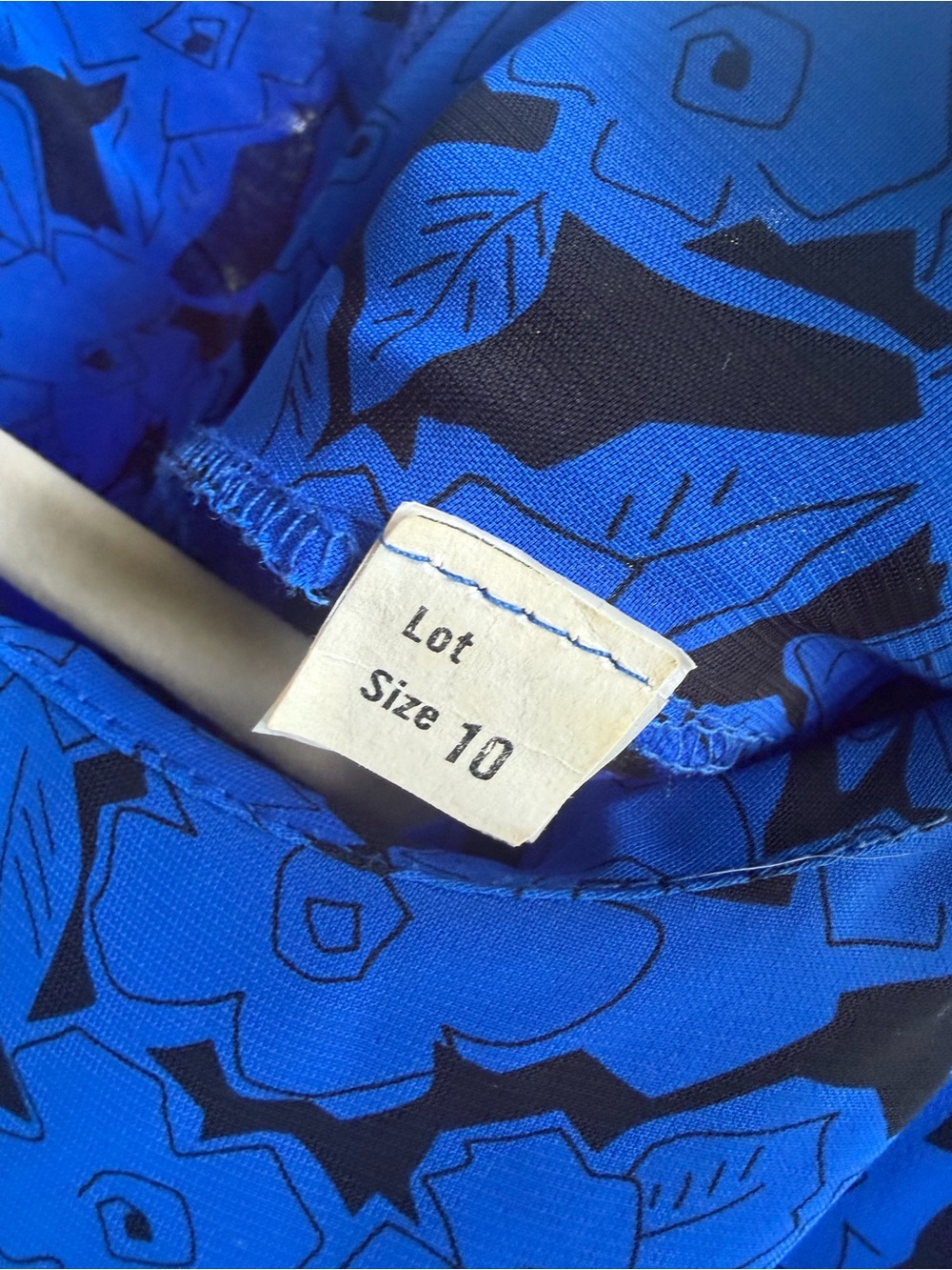 Bright Blue Floral Midi Dress - Picture 4 of 8